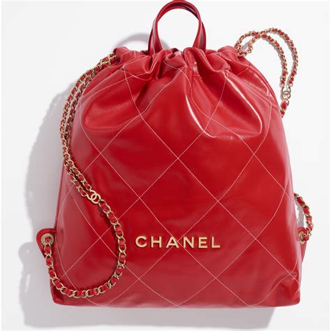 chanel backpack calfskin